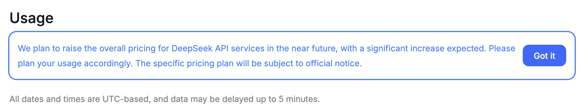 DeepSeek 8月涨价通知:预告整体 API 价格将大幅上调