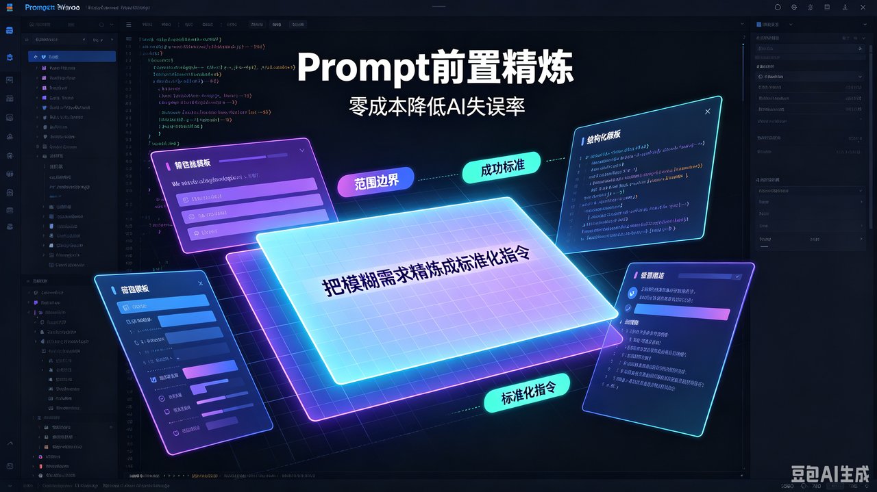 封面图：把原始想法精炼成结构化指令再交给 AI