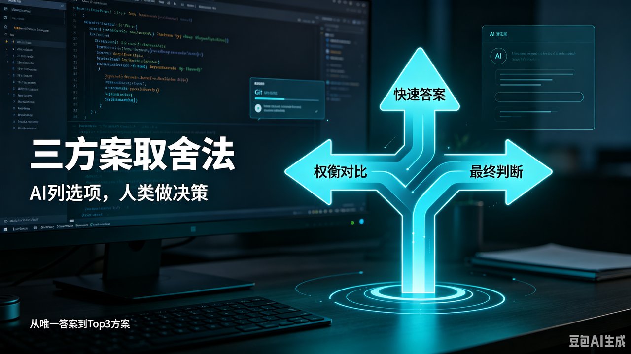 封面图:三方案取舍法——别让 AI 替代你的思考