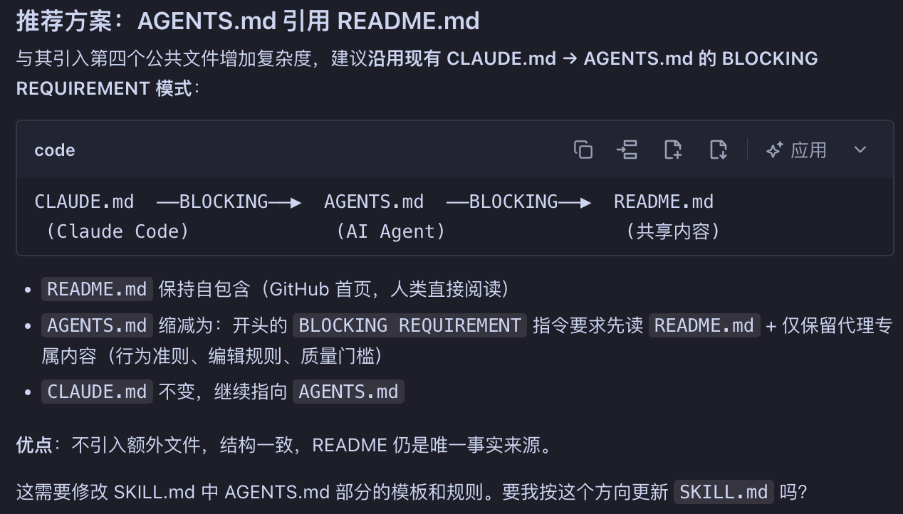 AI 结合问题提出更好的替代方案，而非直接照做