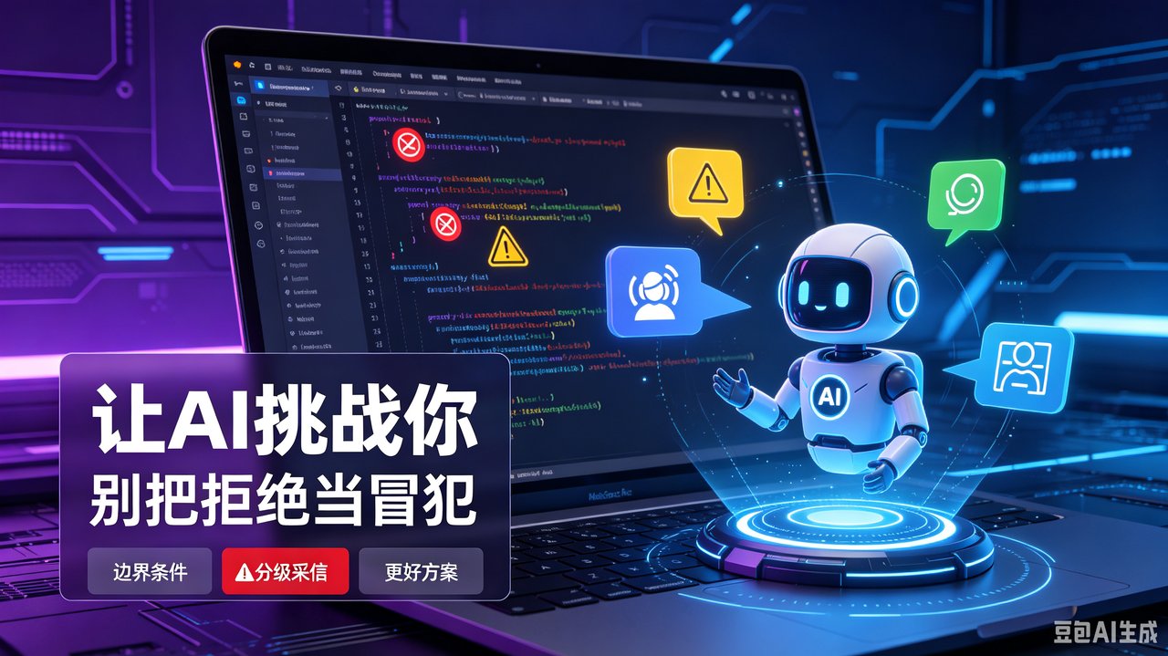 封面图：让AI挑战你——好AI该敢于反驳你
