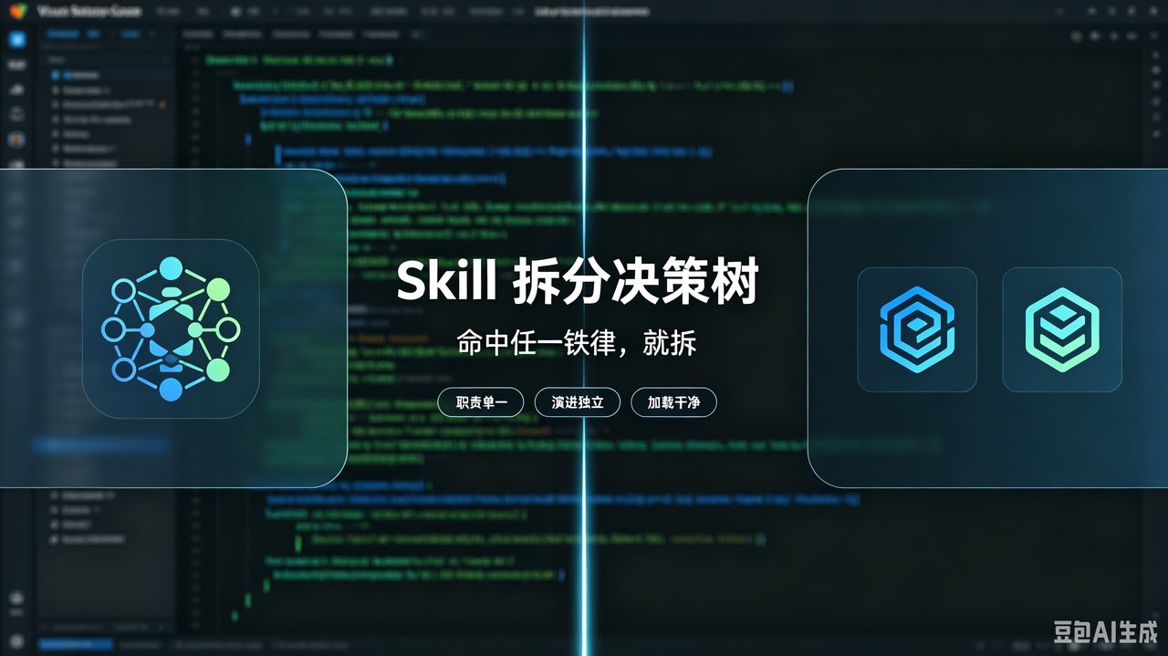 封面图：AI Skill 拆分原则