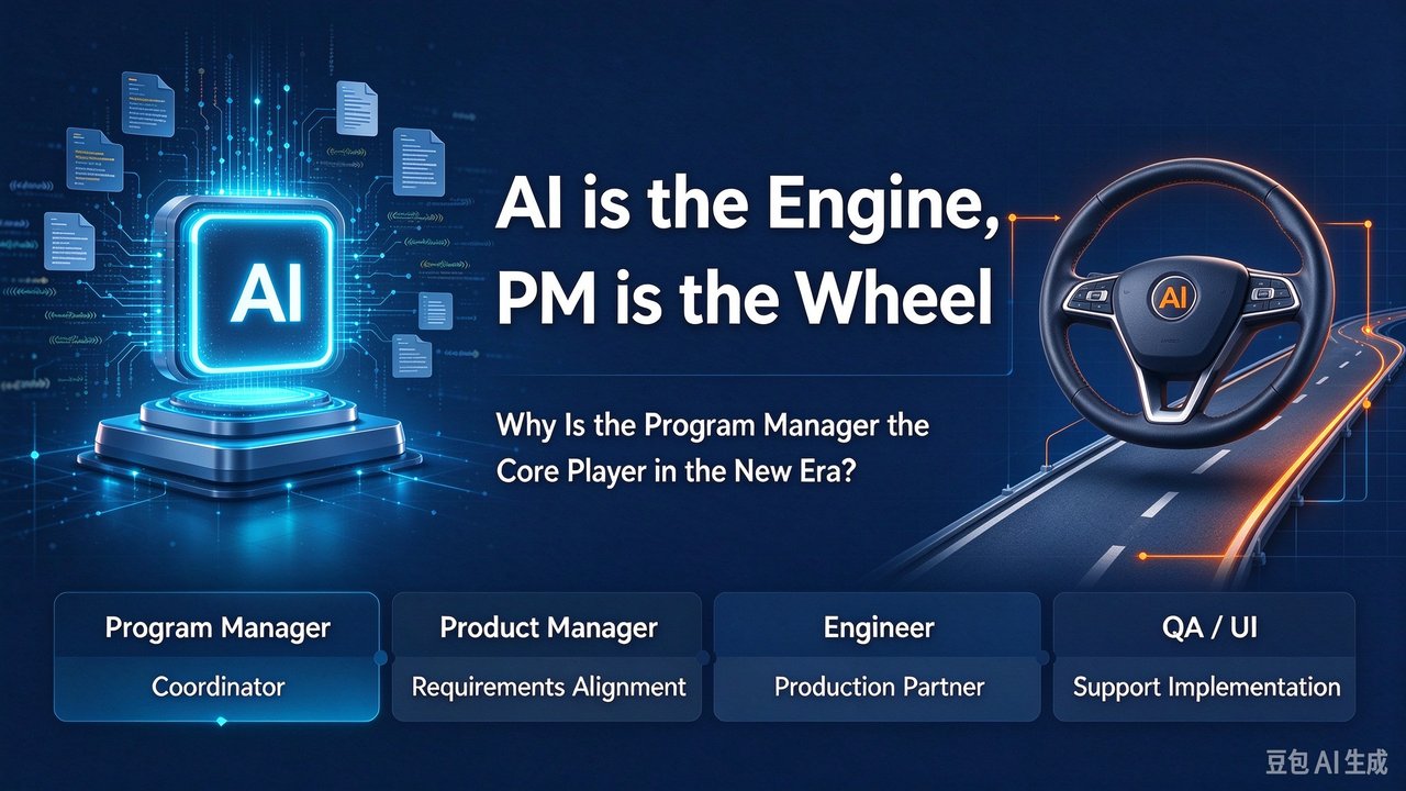 Cover image: AI is the engine, the Program Manager is the wheel